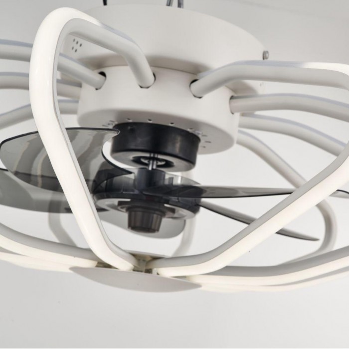 Nordic led fan chandelier