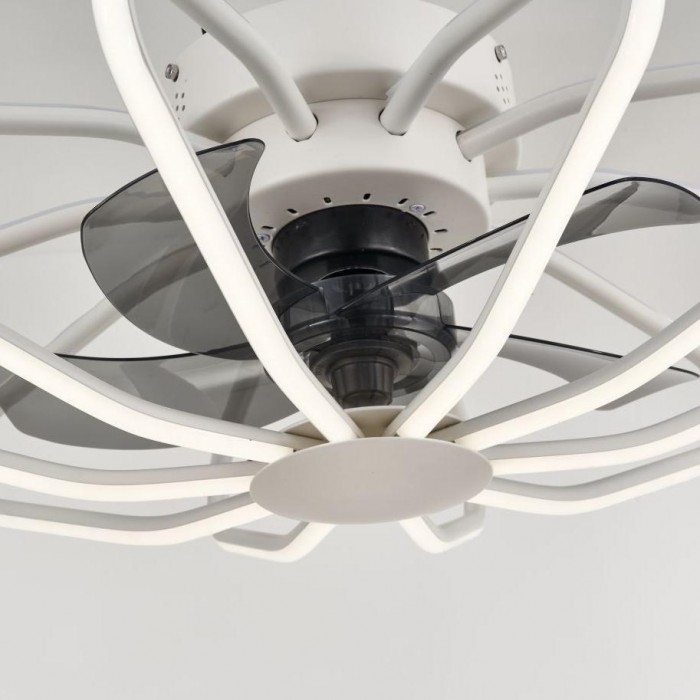 Nordic led fan chandelier