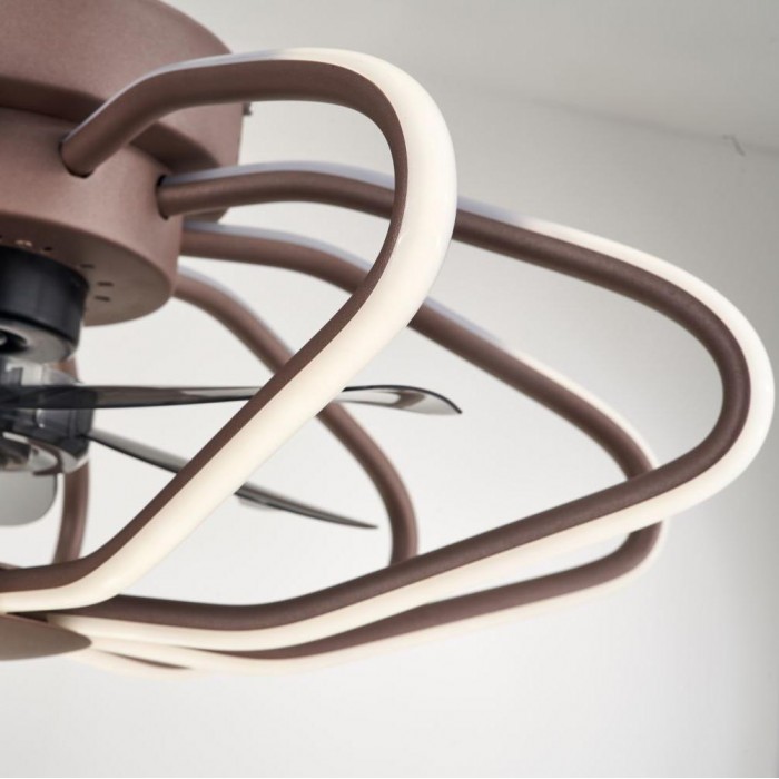 Nordic led fan chandelier