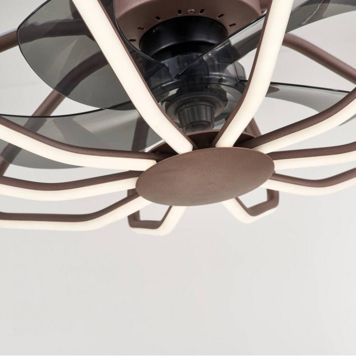 Nordic led fan chandelier