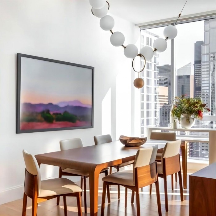 chain ball chandelier