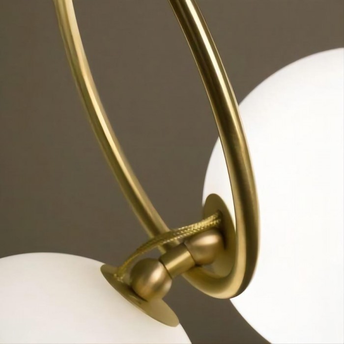 chain ball chandelier