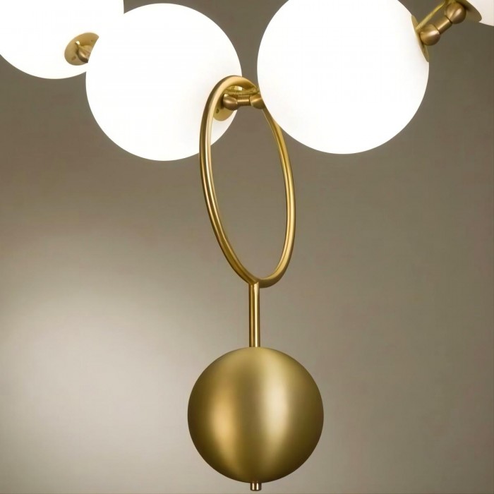 chain ball chandelier