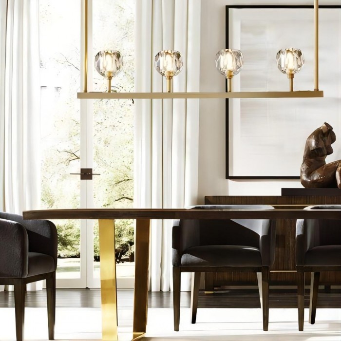 Boule De Cristal Linear Chandelier