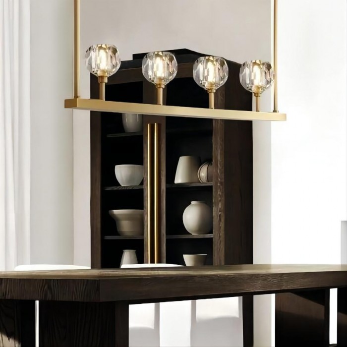 Boule De Cristal Linear Chandelier