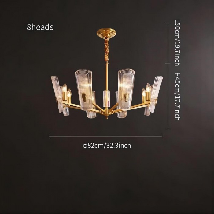 Glass Disc Chandelier