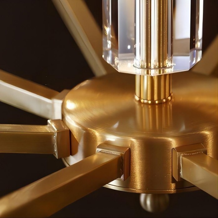 Glass Disc Chandelier