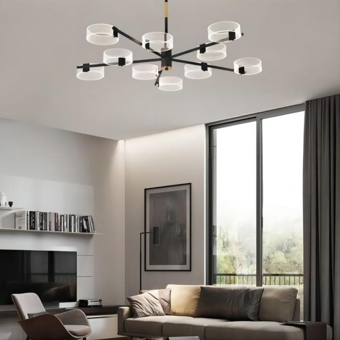 Acrylic LED chandeliers