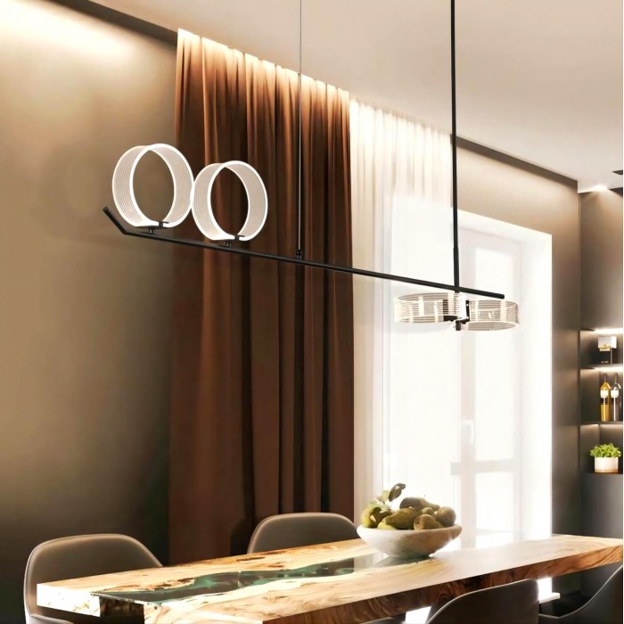 Acrylic LED chandeliers