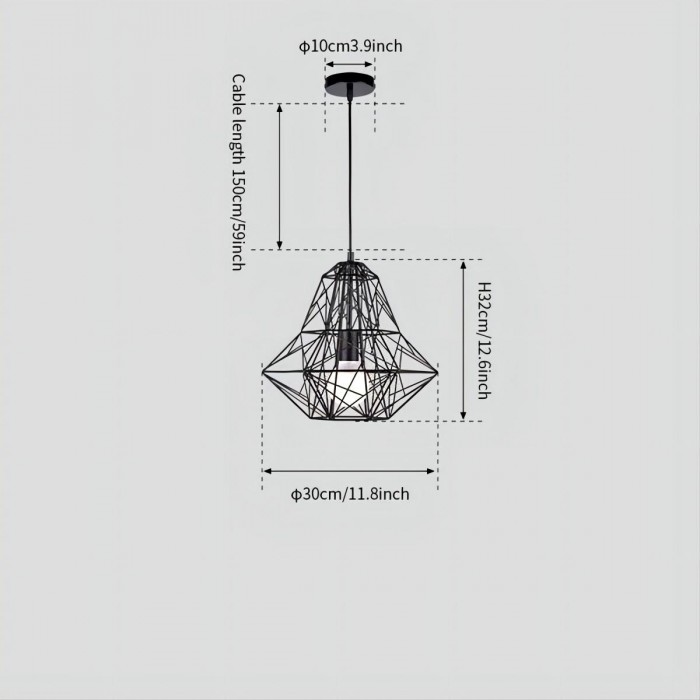 Cage Pendant Lamp