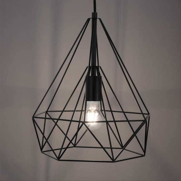 Black Wire Pendant Lamp