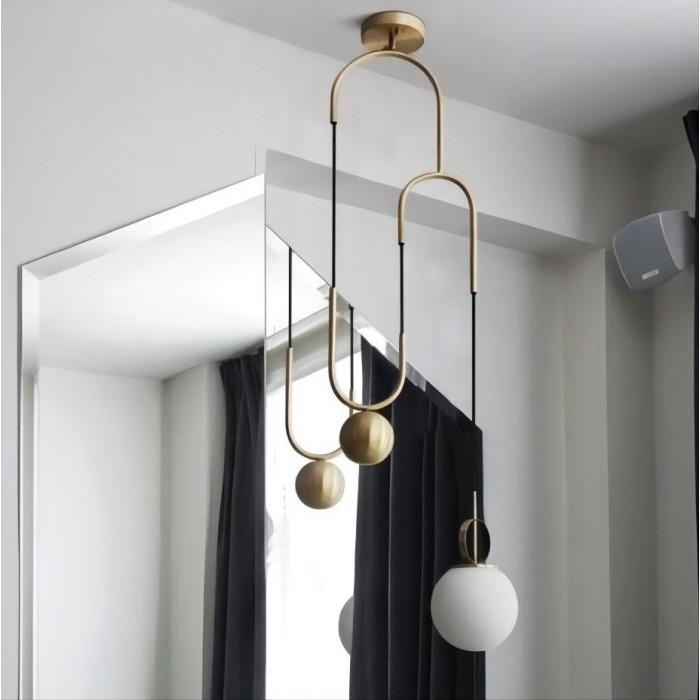 Adjustable hanging lamp