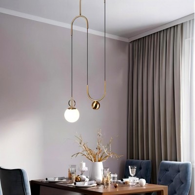 Adjustable hanging lamp
