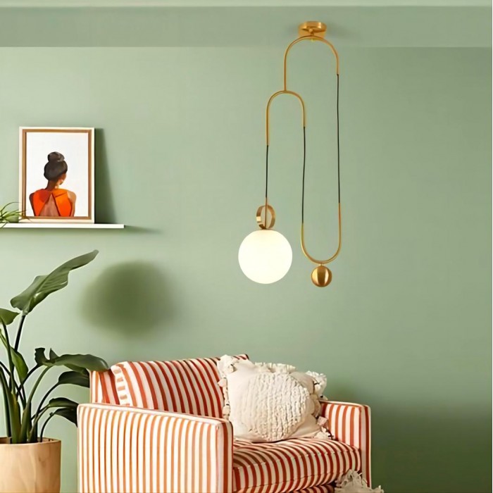 Adjustable hanging lamp