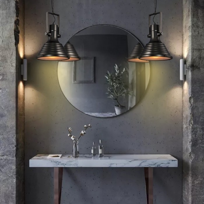 metal industrial pendant lamp