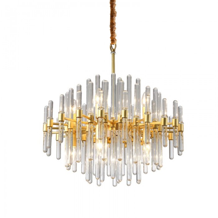 Antique brass chandelier