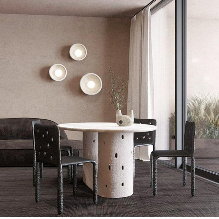 Modern Wabi-Sabi Wall Lamp