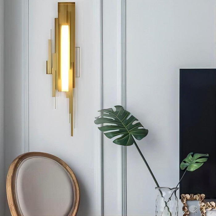 Sconce carved wall lamp