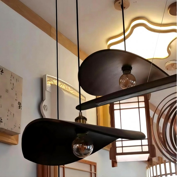 Flying Wooden chandelier