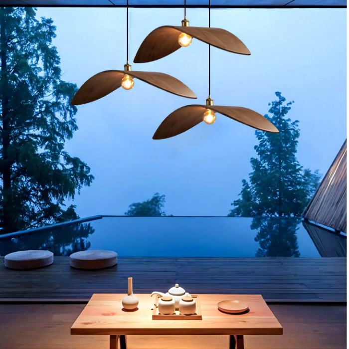 Flying Wooden chandelier