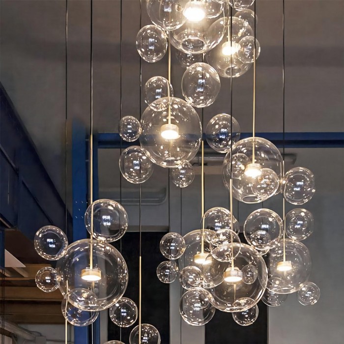 Modern Soap Bolle Chandelier