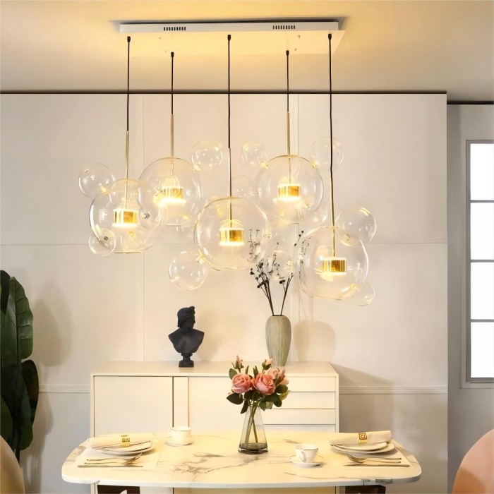 Modern Soap Bolle Chandelier