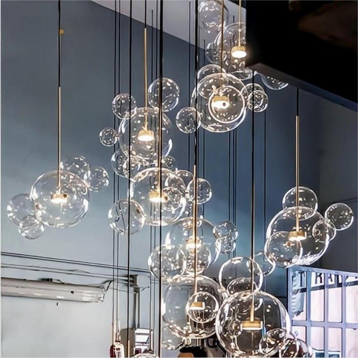 Modern Soap Bolle Chandelier