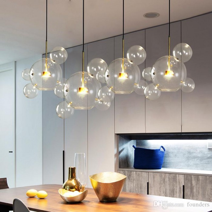 Modern Soap Bolle Chandelier