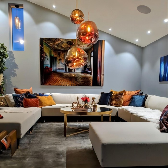 Glass Melt Pendant Lamp