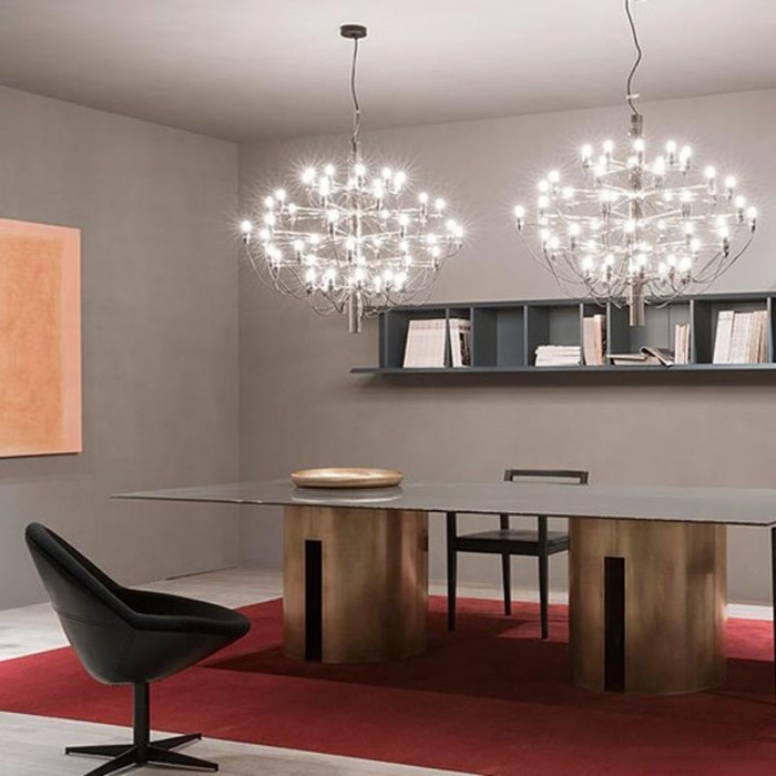 2097 Metal Multi Head Chandelier