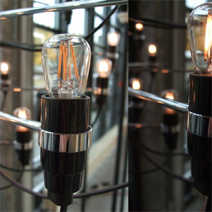 2097 Metal Multi Head Chandelier