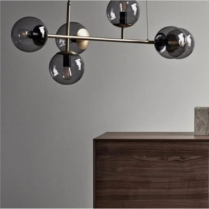 Orb Modern Glass Globular Ceiling light for Living Room