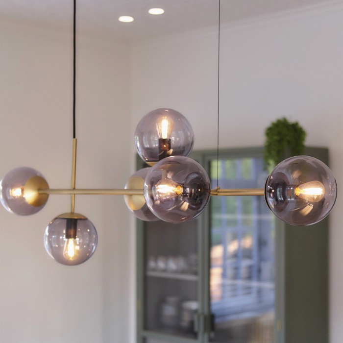 Orb Modern Glass Globular Ceiling light for Living Room