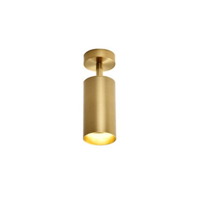 Cylinder brass wall lamp