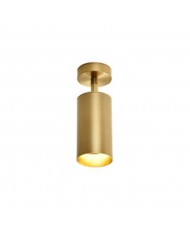 Cylinder brass wall lamp