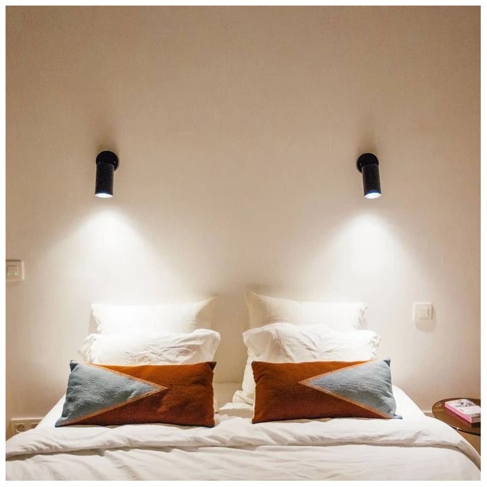 Cylinder brass wall lamp