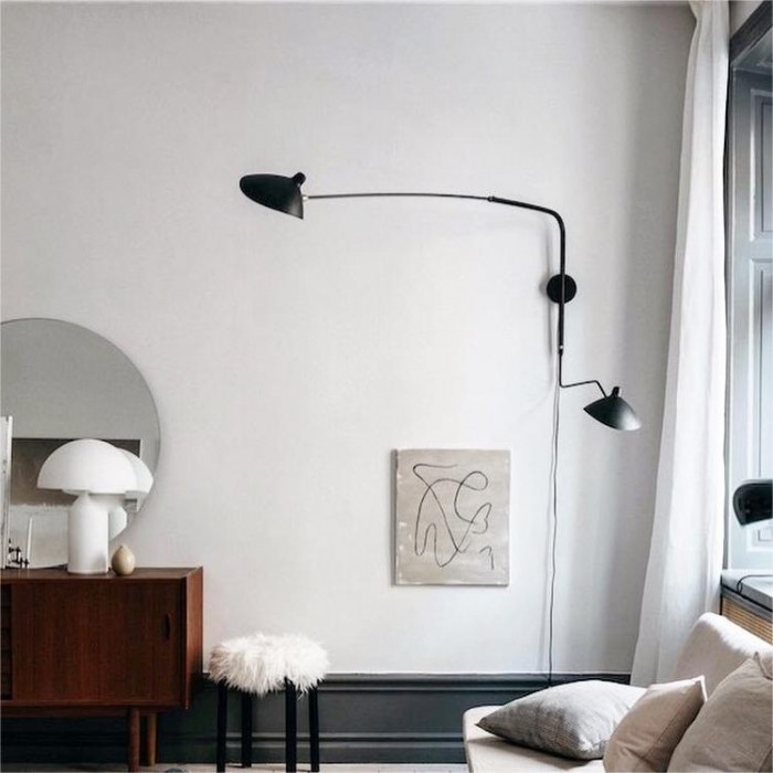 Serge Mouille Wall Lamp
