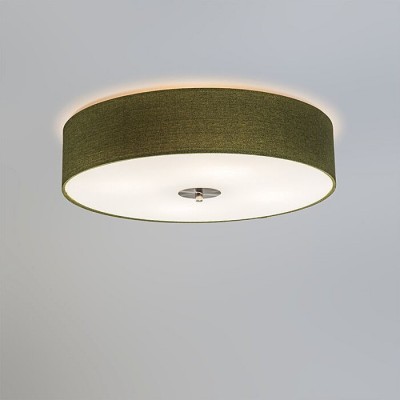 Drum Jute Ceiling Light