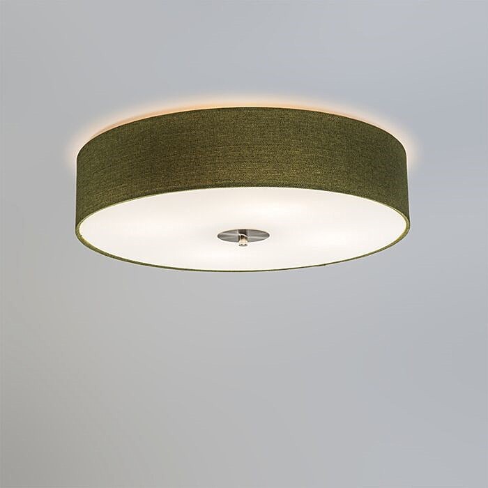 Drum Jute Ceiling Light