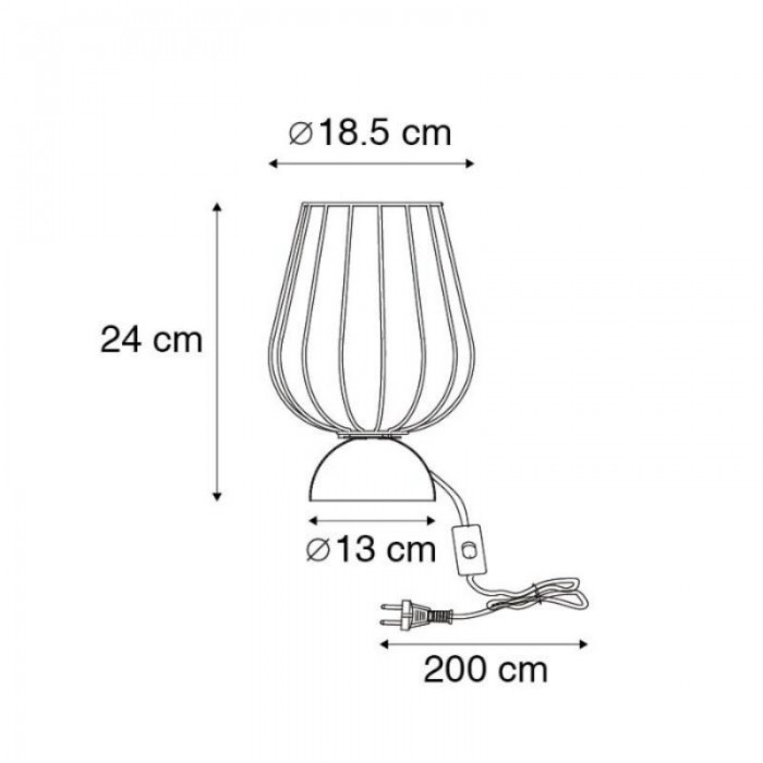 Palica Cage Table Lamp