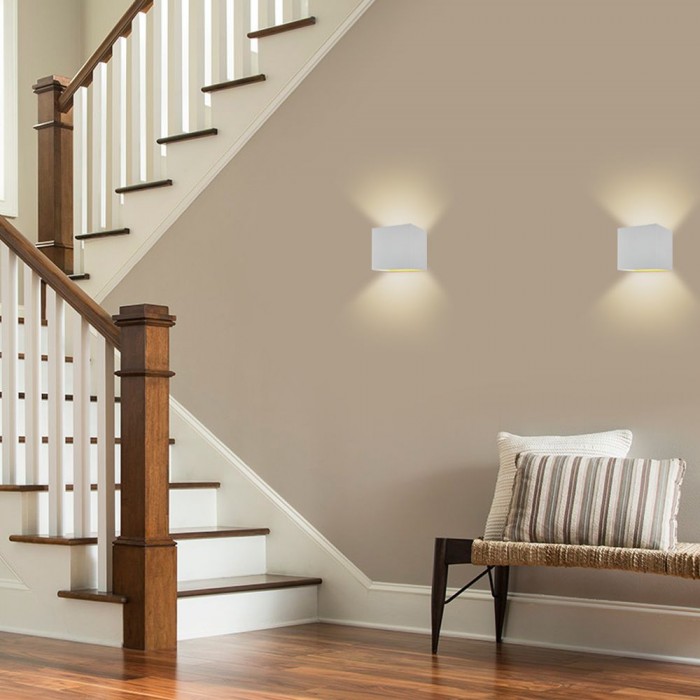 Modern Cube LED Wall Light Aluminum For Bedroom House Garage