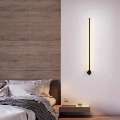 Modern Industrial Black LED Wall Lights Indoor for Kitchen Bedroom