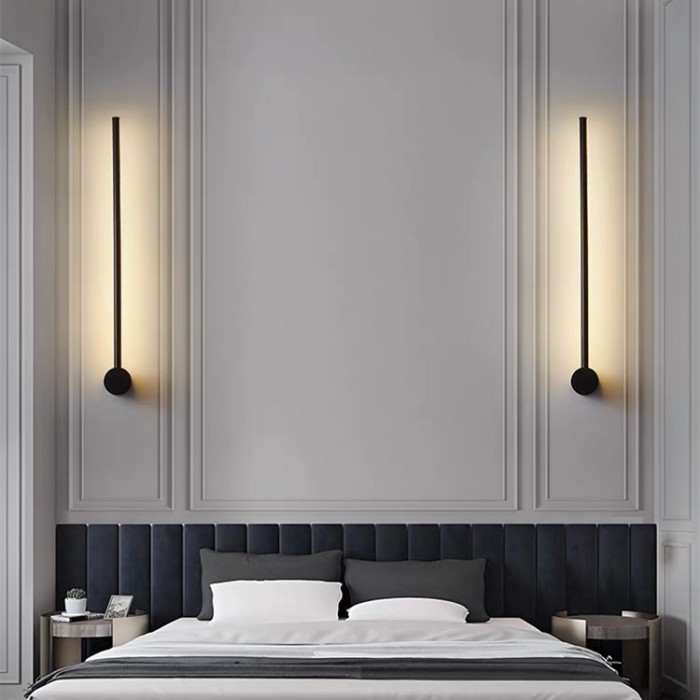 Современные промышленные черные светодиодные настенные светильники для помещений для кухни и спальни