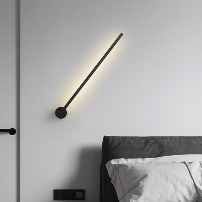 Современные промышленные черные светодиодные настенные светильники для помещений для кухни и спальни