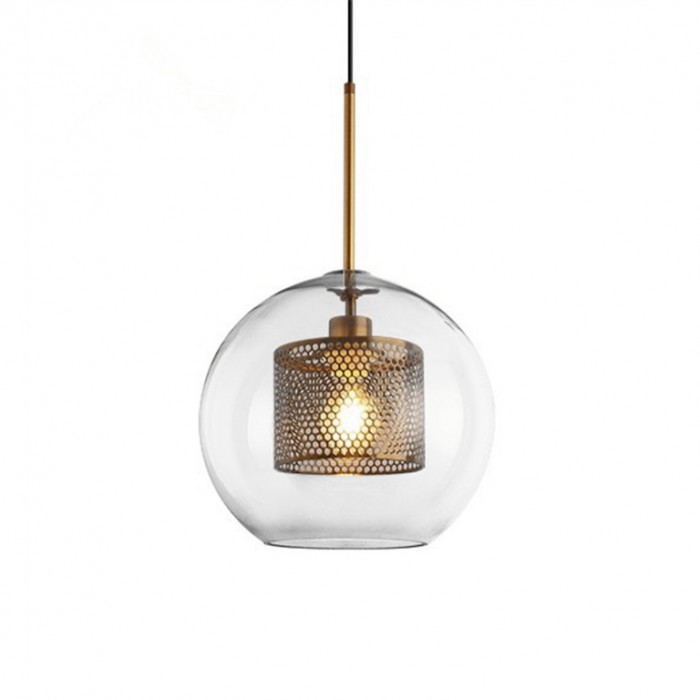 Industrial Chiswick Glass Pendant Light Fixtures for Dining Room