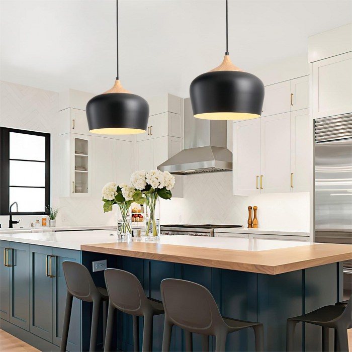 Coco Flip Minimalist Bowl Pendant Light for Kitchen