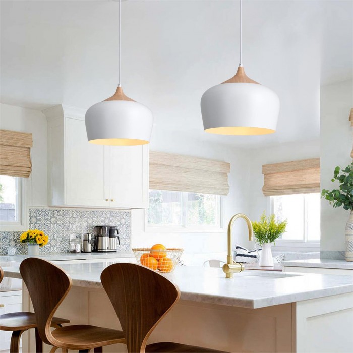 Coco Flip Minimalist Bowl Pendant Light for Kitchen