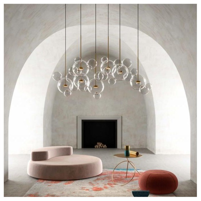 Modern Soap Bolle Chandelier