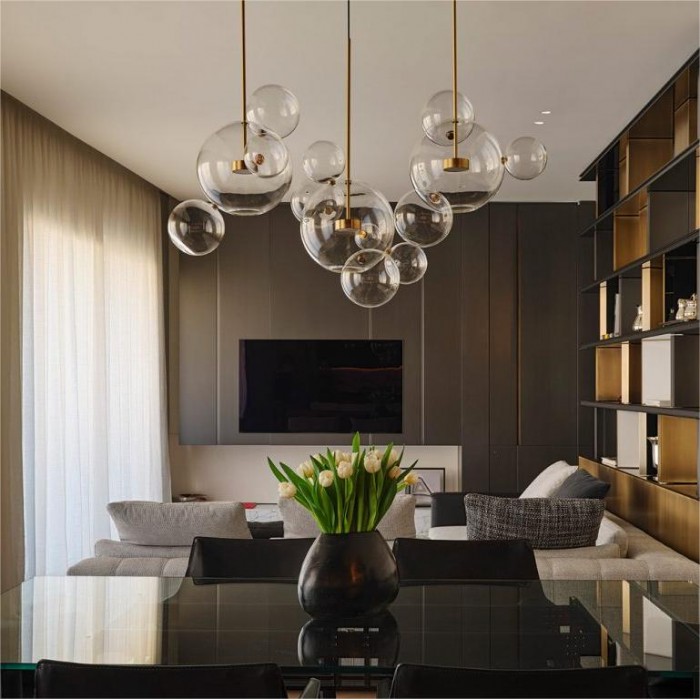 Modern Soap Bolle Chandelier