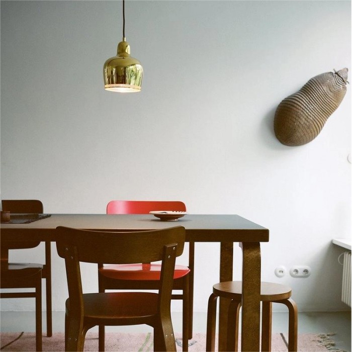 Aalto A330S Golden Bell Pendant Light